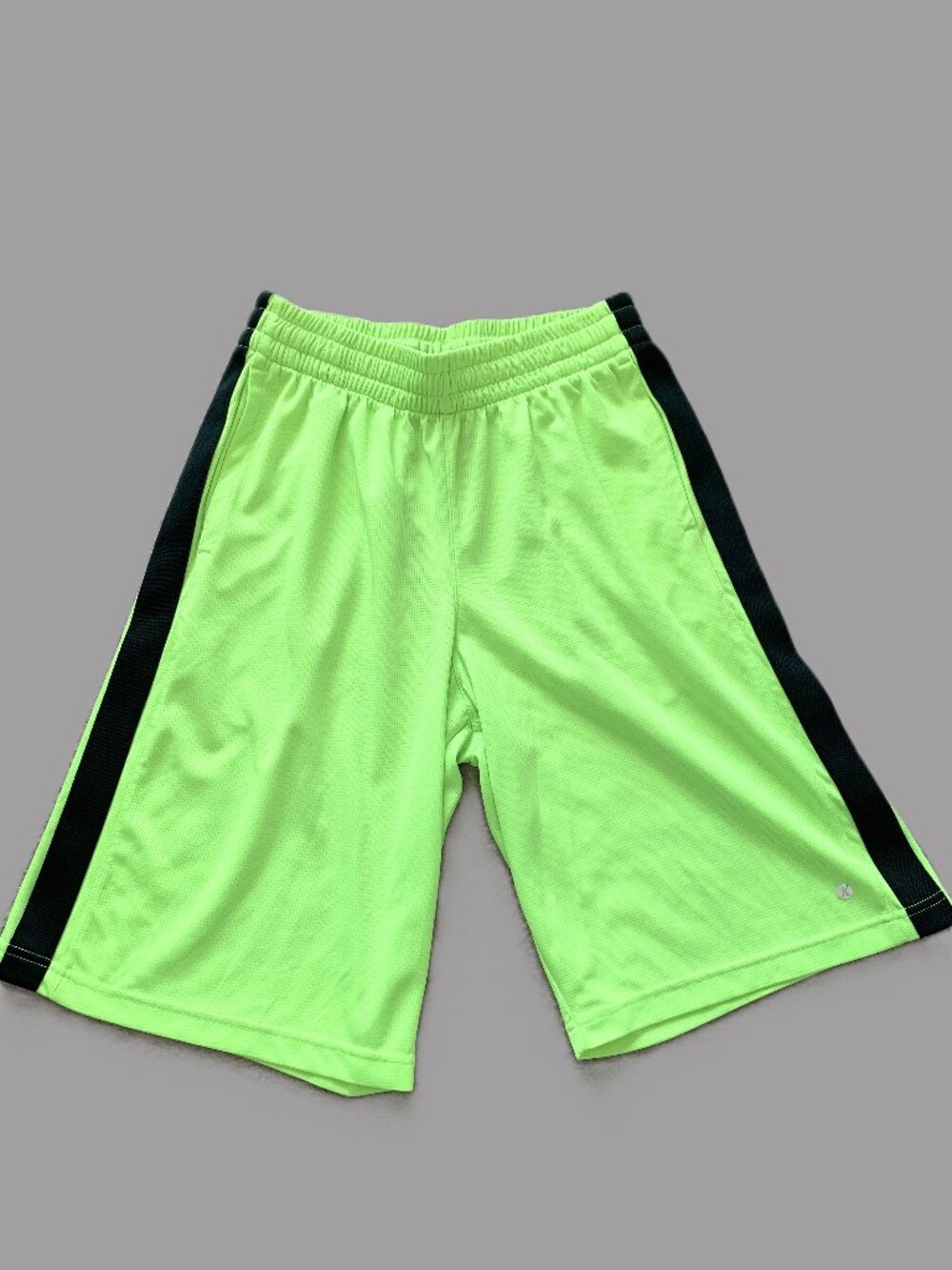 Xersion Active Short Men Neon Yellow Adjustable Waist Size M